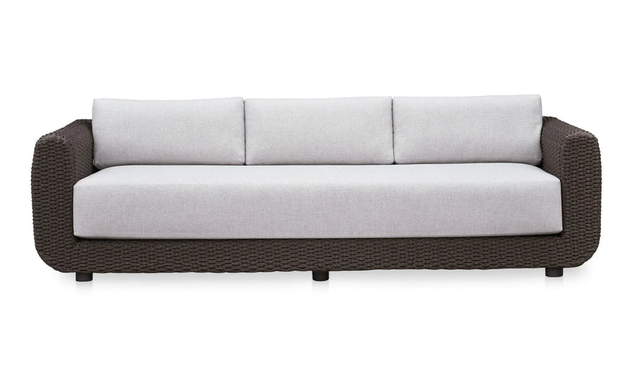 Soma Outdoor Sofa Dark Brown - SwayLiving