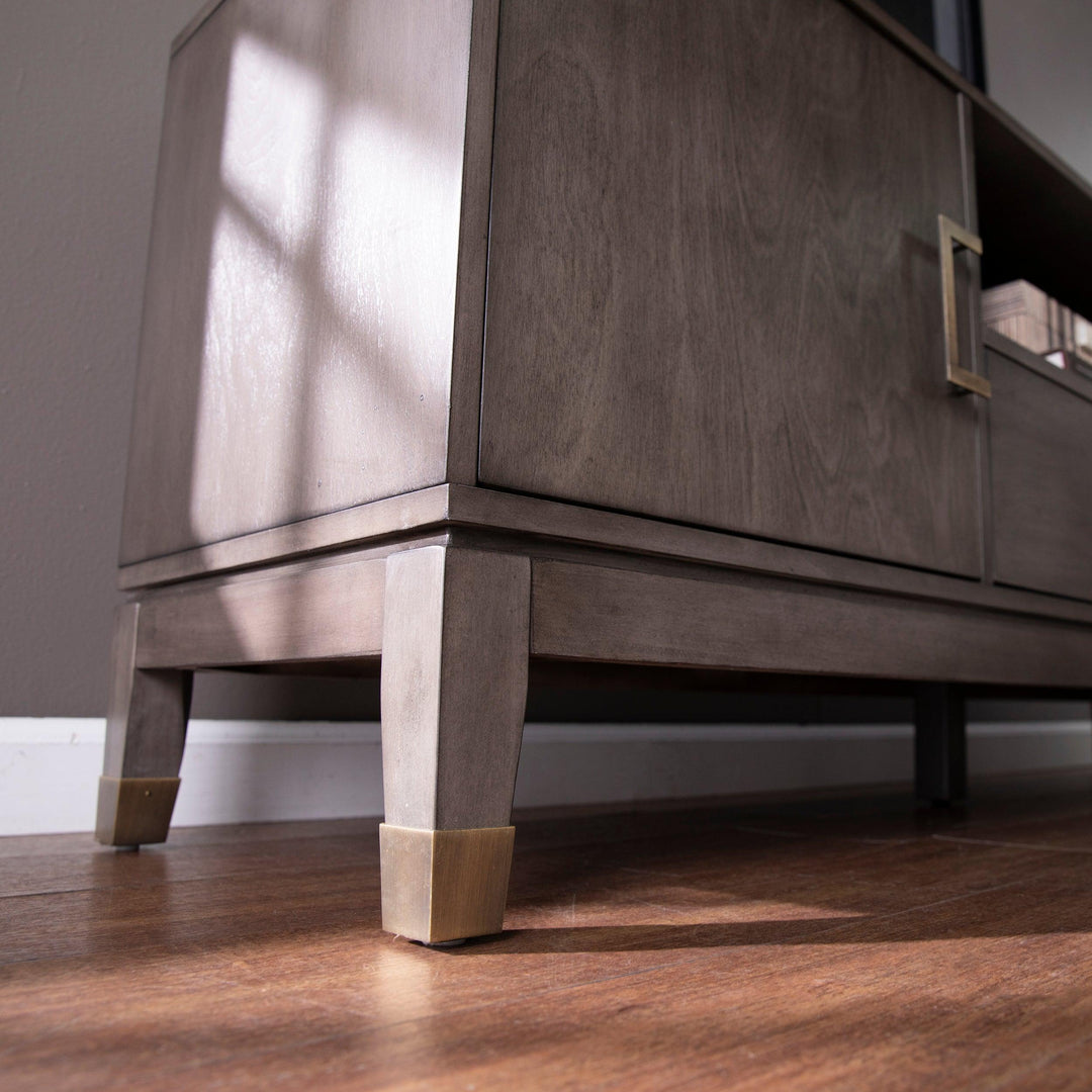 SwayLiving Brenting Media Stand w/ Storage MEDIA + TV STANDS