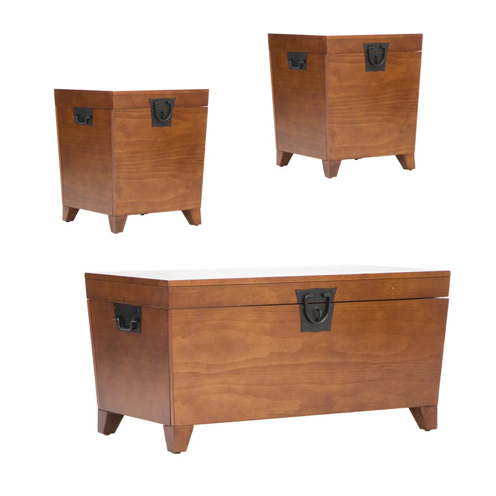 SwayLiving Pyramid Trunk Table Collection COFFEE TABLES