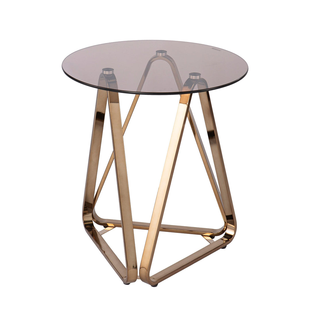 SwayLiving Stondon Round End Table ACCENT TABLES