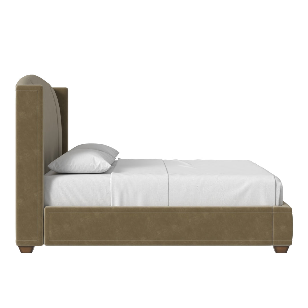 Harbor QN Uph Bed-Camel