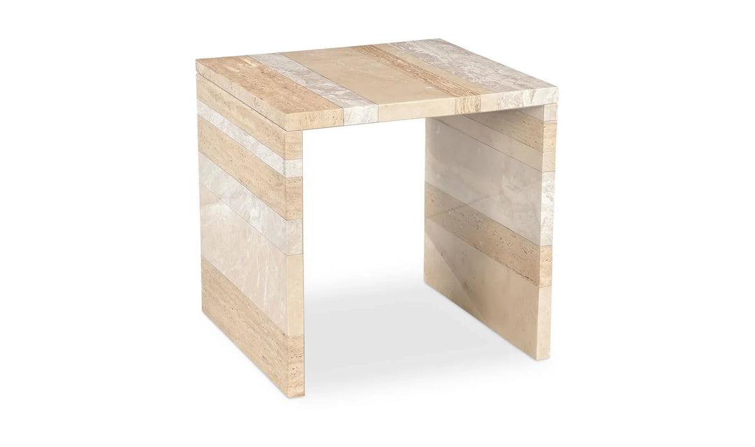 Rosa Accent Table Mixed Marble - SwayLiving