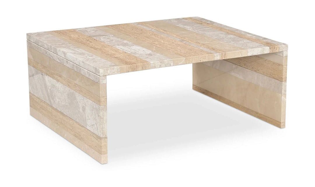 Rosa Coffee Table Mixed Marble - SwayLiving