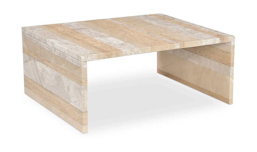 Rosa Coffee Table Mixed Marble - SwayLiving