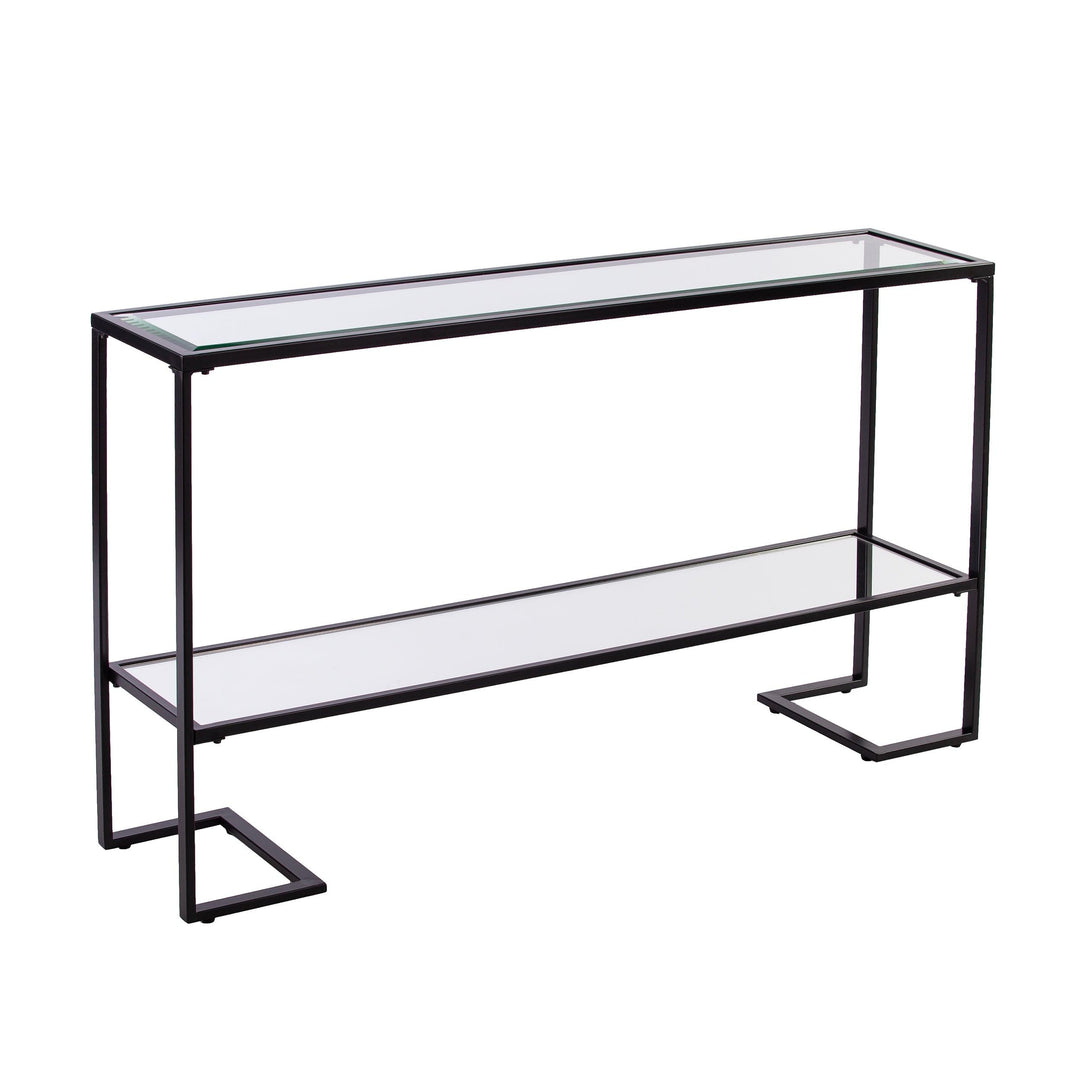 SwayLiving Horten Glam Narrow Console Table - Black CONSOLE TABLES