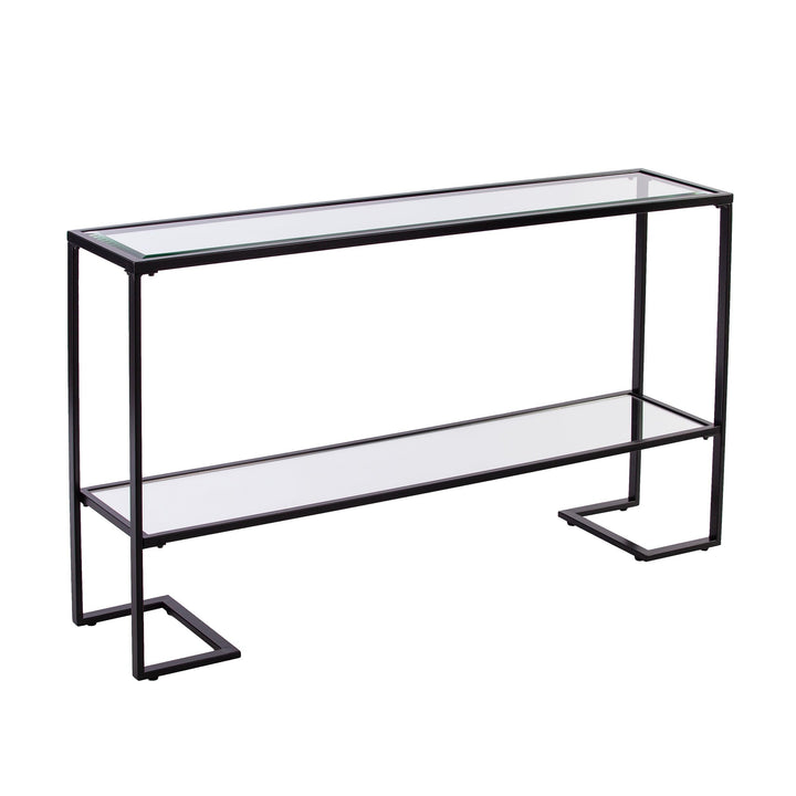 SwayLiving Horten Glam Narrow Console Table - Black CONSOLE TABLES