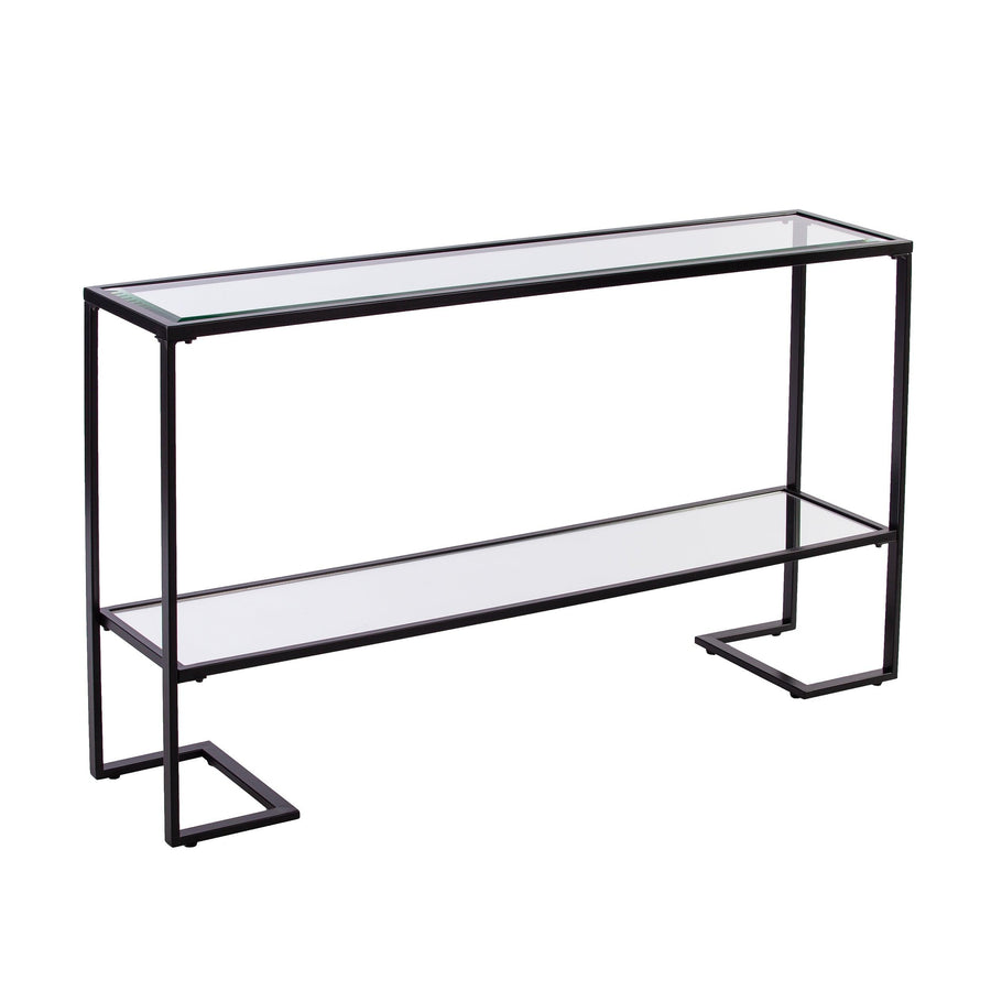 SwayLiving Horten Glam Narrow Console Table - Black CONSOLE TABLES