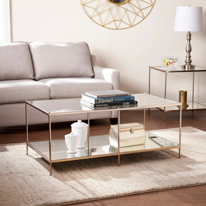 SwayLiving Knox Cocktail Table - Copper COFFEE TABLES
