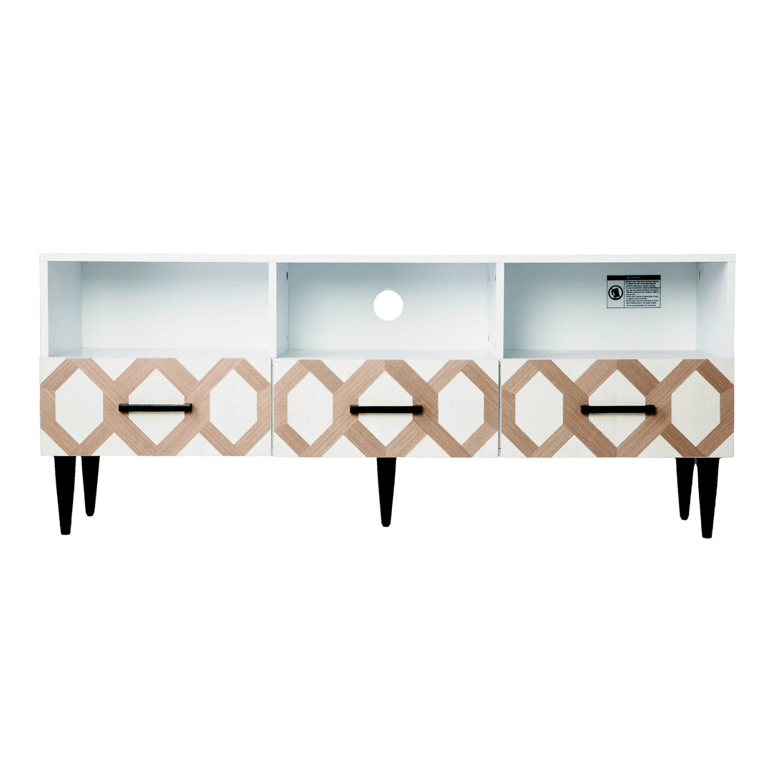 SwayLiving Eltisley TV Stand with Storage MEDIA + TV STANDS