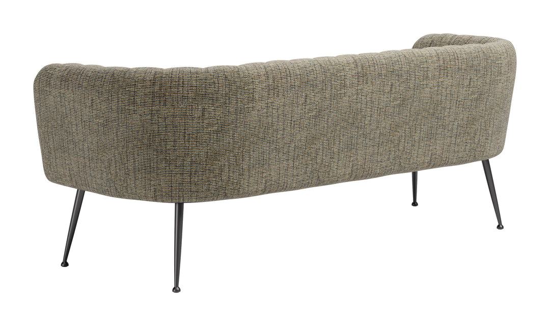 Deco Sofa Green Tweed