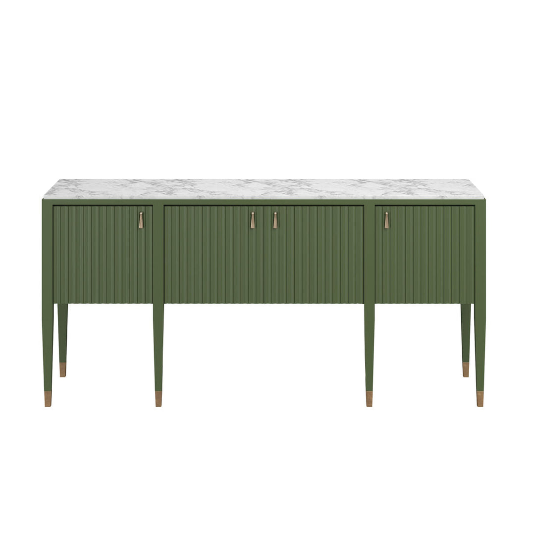 Eave Sideboard/stone top-Darkened Sage
