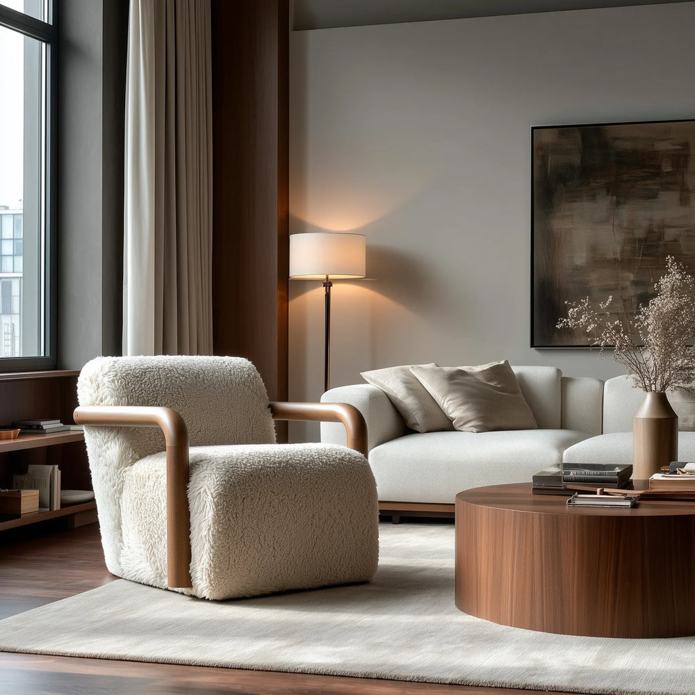 SwayLiving Muir Swivel Rocker Accent Chair ACCENT + LOUNGE CHAIRS