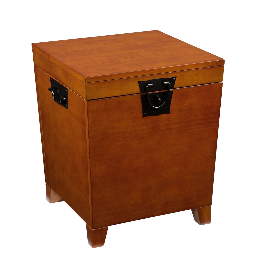 SwayLiving Pyramid Lift-Top Trunk End Table – Mission Oak ACCENT TABLES