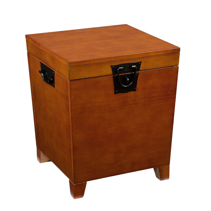 SwayLiving Pyramid Lift-Top Trunk End Table – Mission Oak ACCENT TABLES