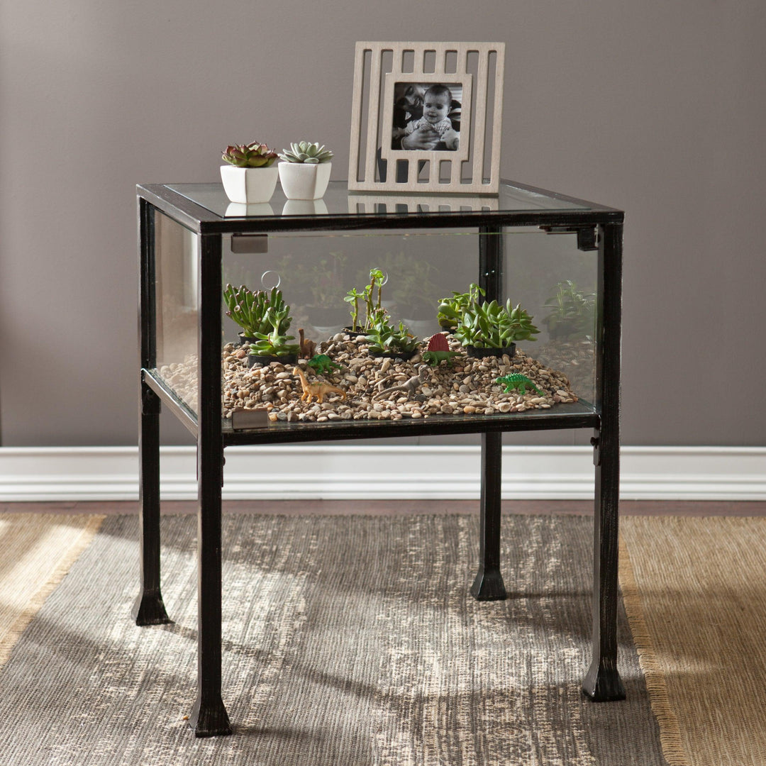SwayLiving Terrarium Display End Table ACCENT TABLES