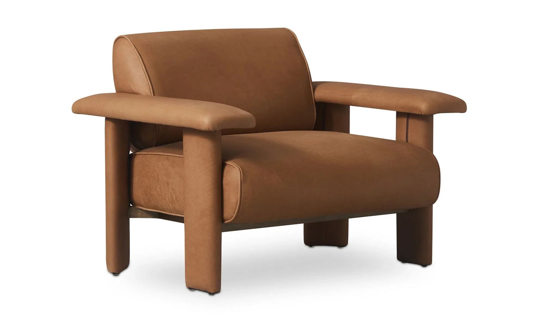 Marcello Lounge Chair Tan - SwayLiving