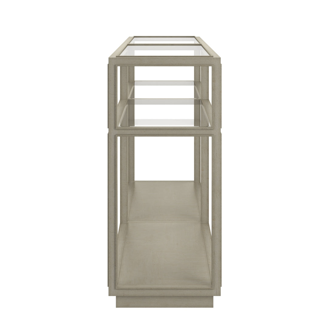 Glaze Console Table-Bezel
