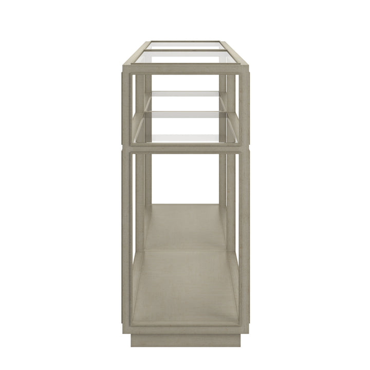 Glaze Console Table-Bezel