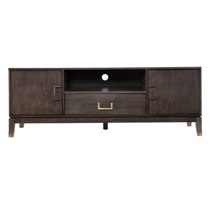SwayLiving Brenting Media Stand w/ Storage MEDIA + TV STANDS