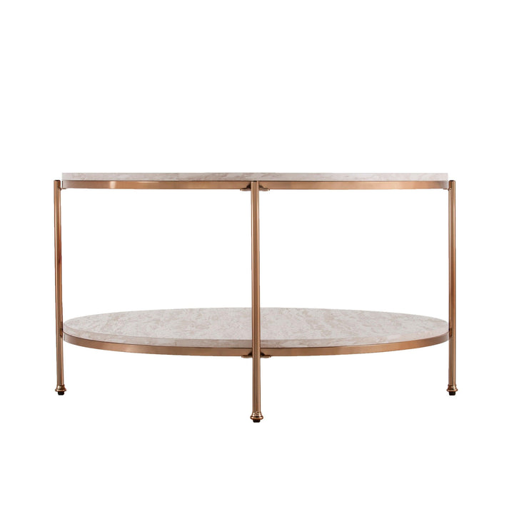 SwayLiving Silas Faux Stone Coffee Table COFFEE TABLES