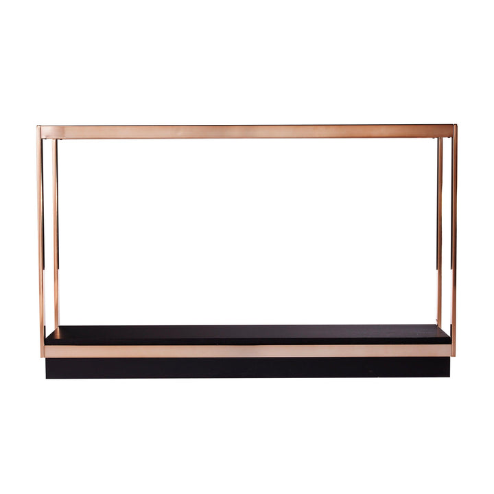 SwayLiving Lexina Glass-Top Console Table CONSOLE TABLES