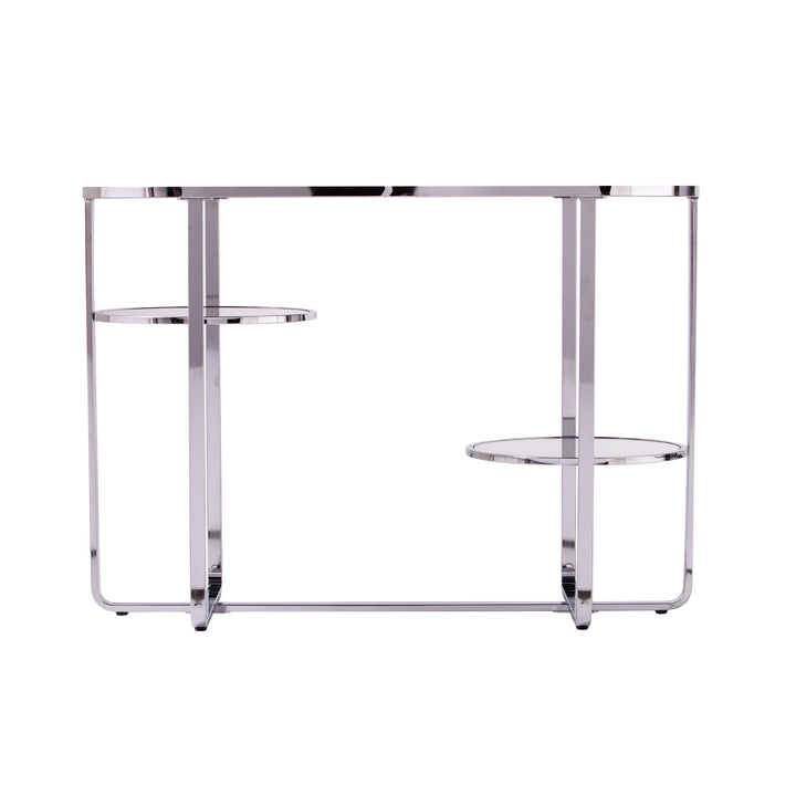 SwayLiving Maxina Mirrored Console Table w/ Storage CONSOLE TABLES
