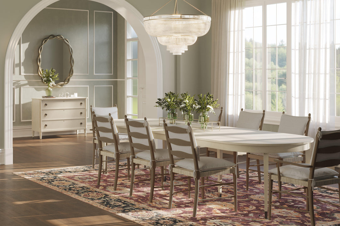 SwayLiving Timeless Synodic Swedish Dining Table in London Mist DINING TABLES