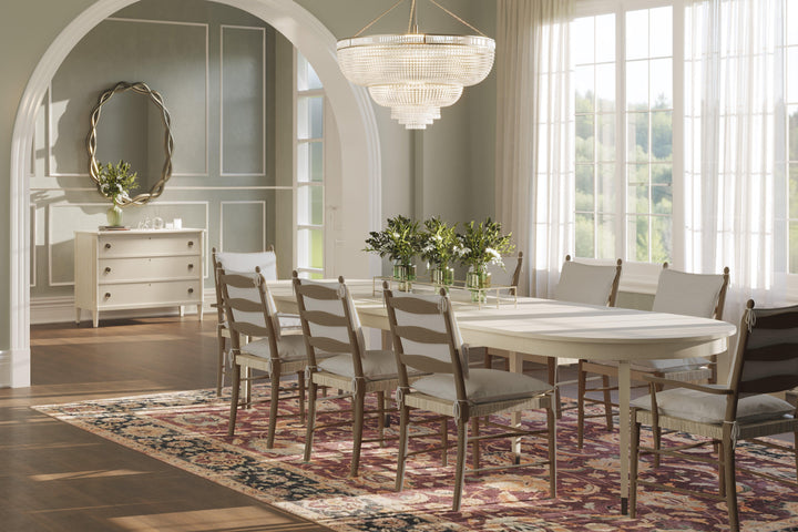 SwayLiving Timeless Synodic Swedish Dining Table in London Mist DINING TABLES
