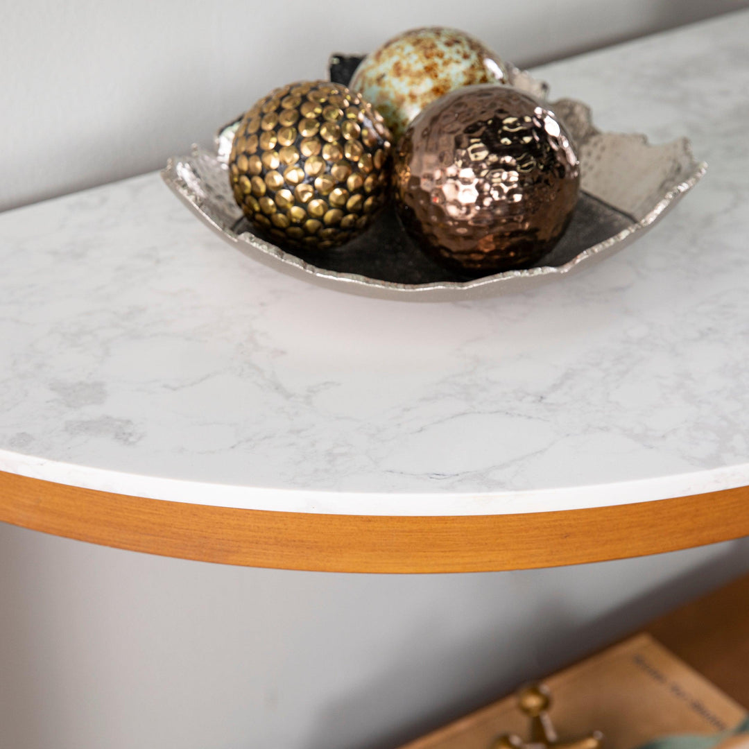 SwayLiving Chandlen Demilune Console Table CONSOLE TABLES
