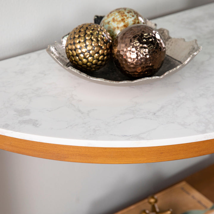SwayLiving Chandlen Demilune Console Table CONSOLE TABLES
