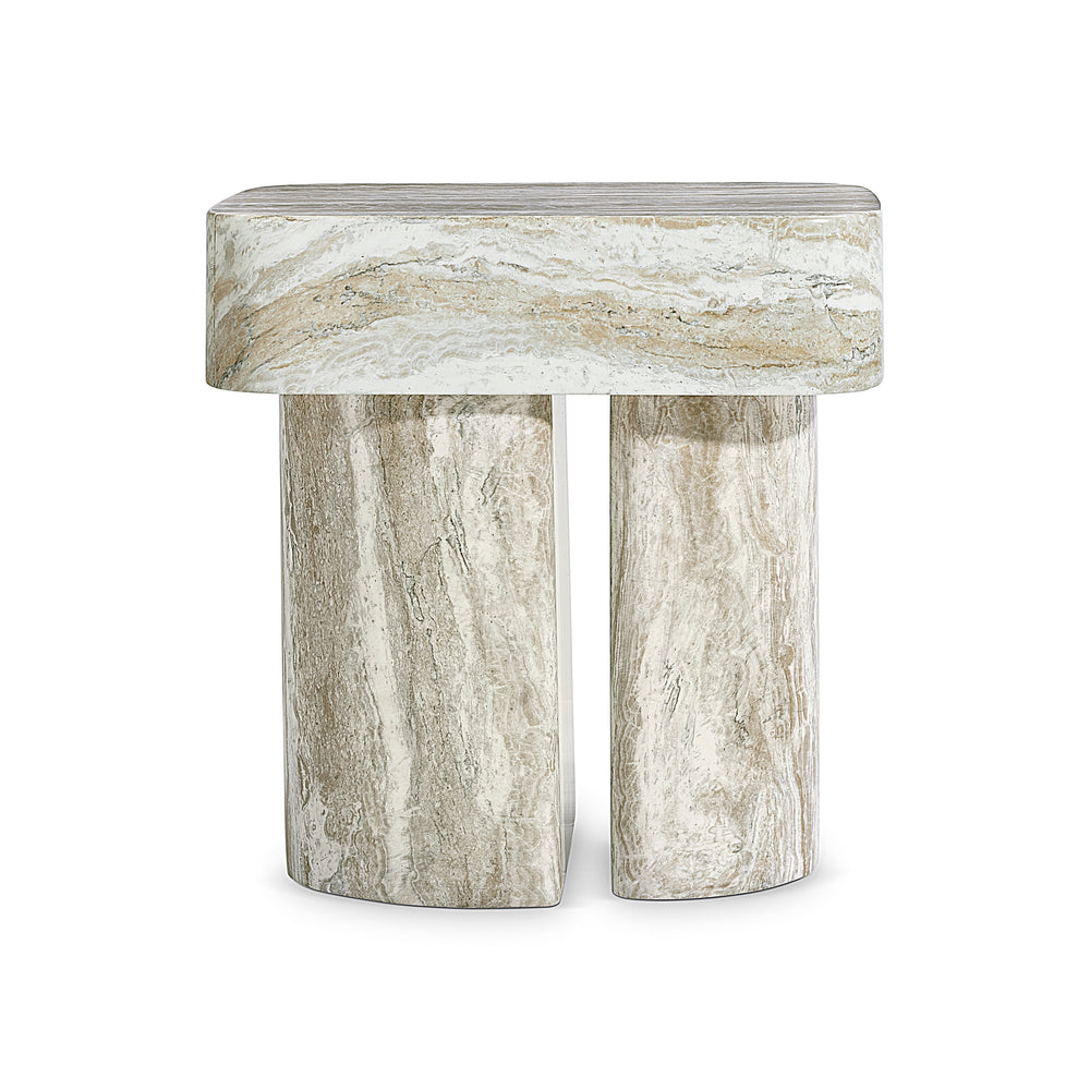 Arcadia Faux Stone Nightstand