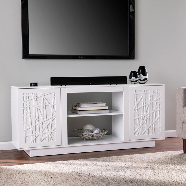 SwayLiving Delgrave Two-Door Media Cabinet MEDIA + TV STANDS
