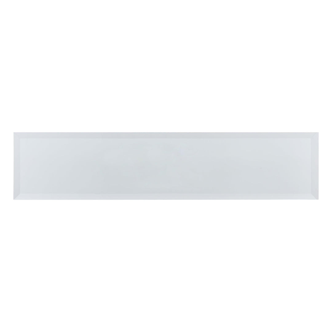 SwayLiving Darrin Narrow Mini Console Table w/ Mirrored Top – Gunmetal Gray CONSOLE TABLES