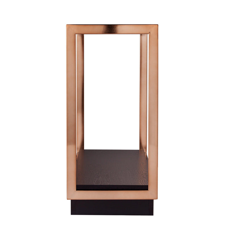 SwayLiving Lexina Glass-Top Console Table CONSOLE TABLES