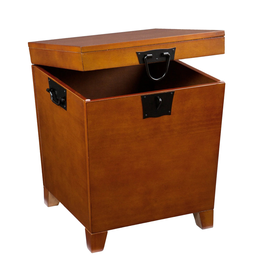 SwayLiving Pyramid Lift-Top Trunk End Table – Mission Oak ACCENT TABLES