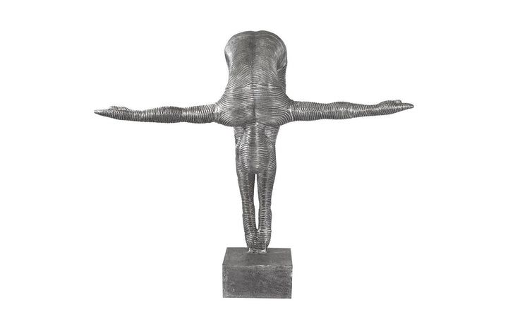 SwayLiving Diving Sculpture, Aluminum, Large DECORATIVE OBJECTS