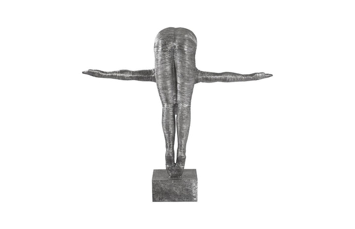 SwayLiving Diving Sculpture, Aluminum, Large DECORATIVE OBJECTS