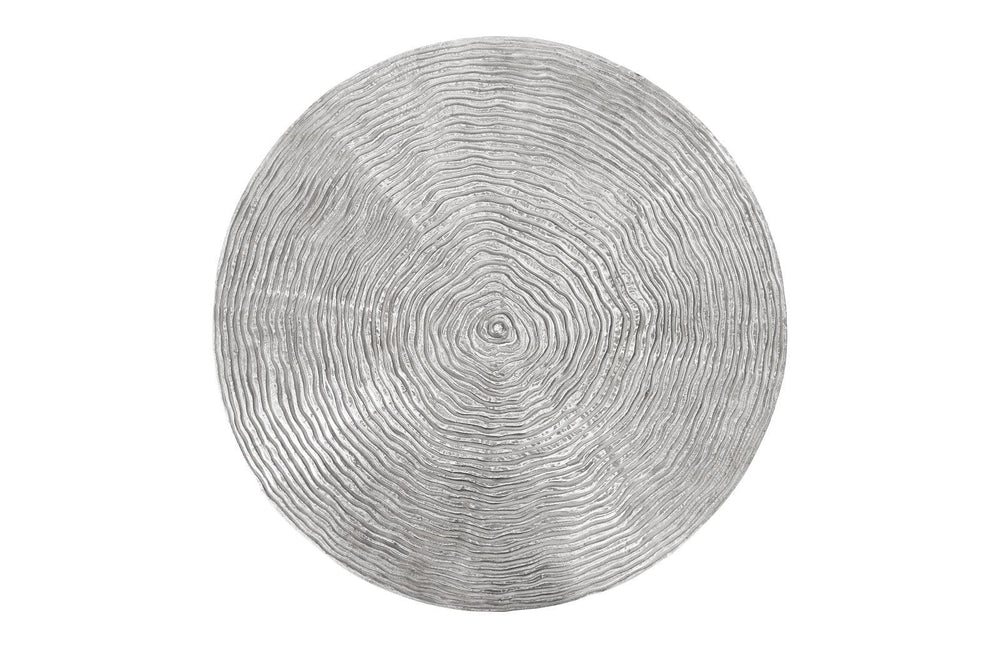 SwayLiving Ripple Coffee Table, Black/Silver, Aluminum COFFEE TABLES
