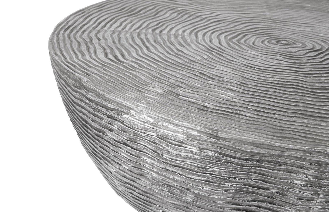 SwayLiving Ripple Coffee Table, Black/Silver, Aluminum COFFEE TABLES