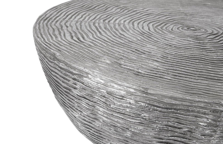 SwayLiving Ripple Coffee Table, Black/Silver, Aluminum COFFEE TABLES