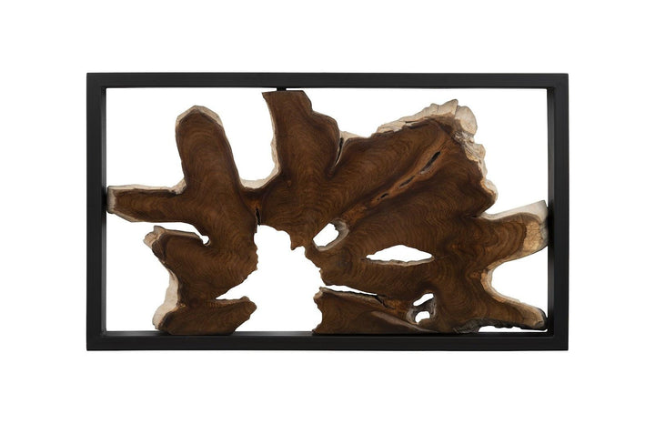 SwayLiving Framed Root Wall Art, Rectangle, Black WALL ACCENTS