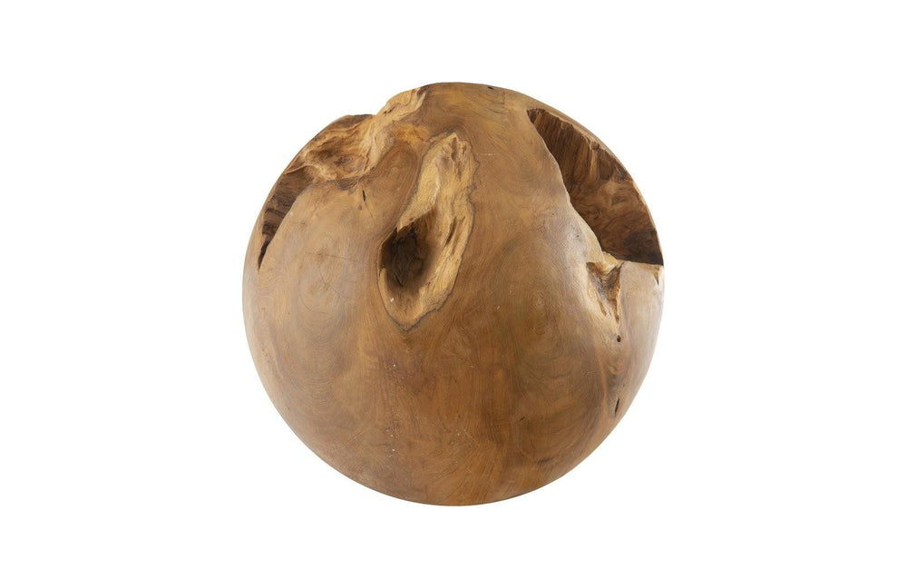 SwayLiving Teak Wood Ball, Small DECORATIVE OBJECTS