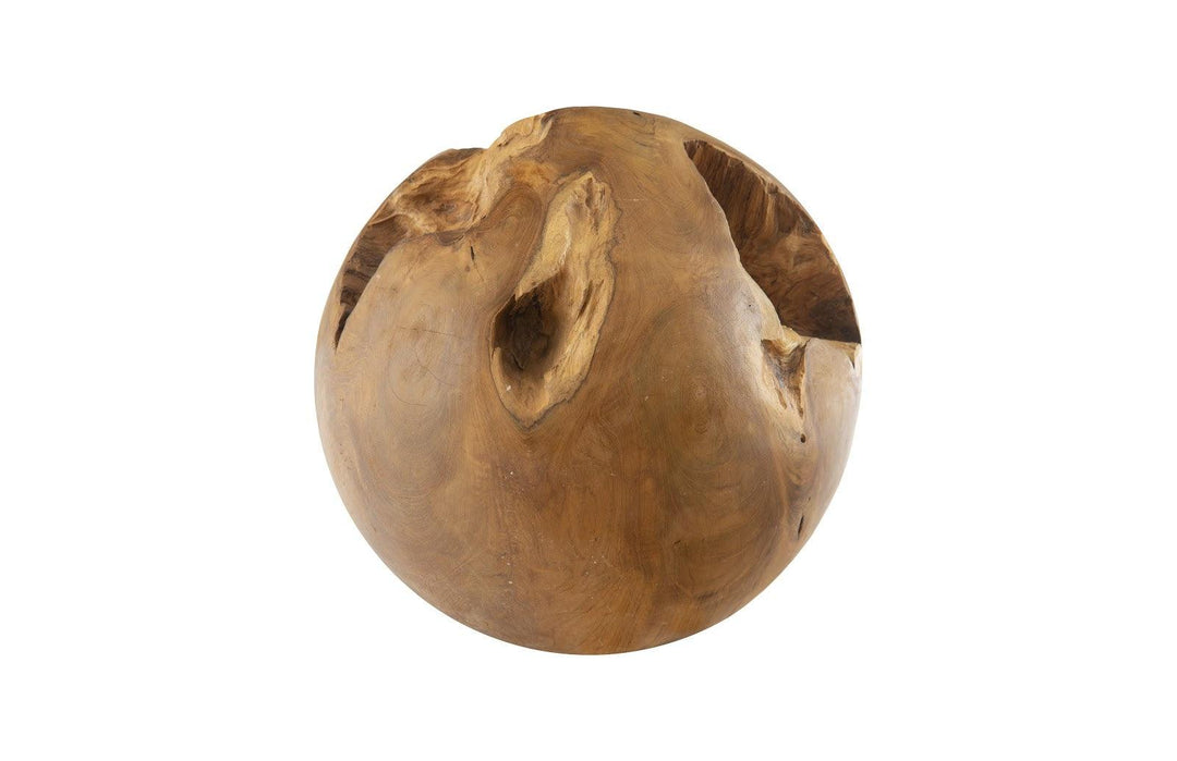 SwayLiving Teak Wood Ball, Small DECORATIVE OBJECTS