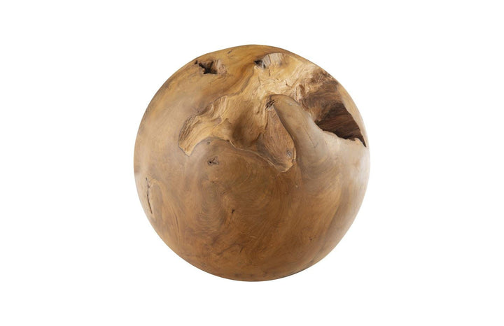 SwayLiving Teak Wood Ball, Small DECORATIVE OBJECTS