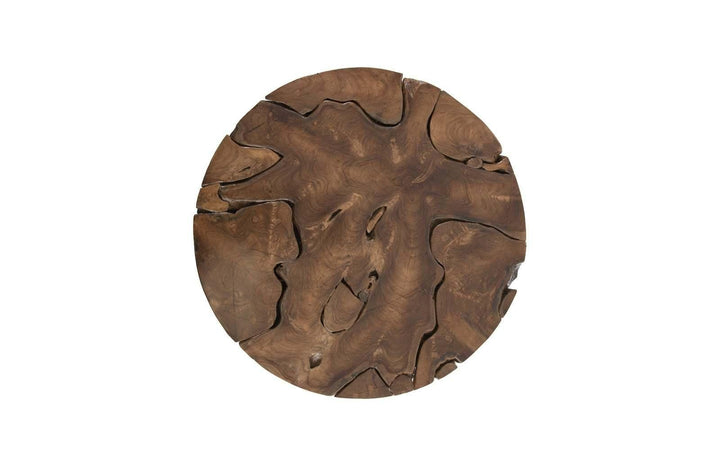 SwayLiving Teak Slice Coffee Table, Round COFFEE TABLES