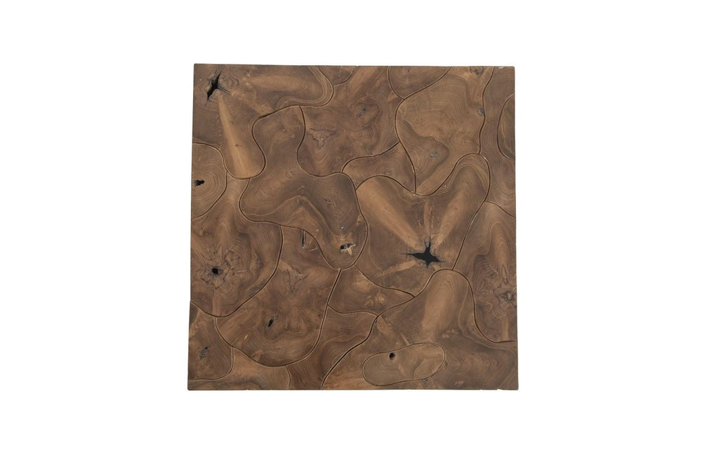 SwayLiving Teak Slice Coffee Table, Square COFFEE TABLES
