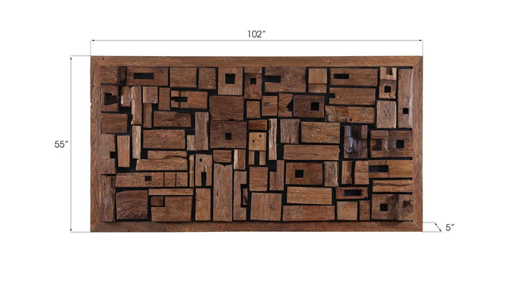 SwayLiving Asken Wall Art, Wood, LG WALL ART