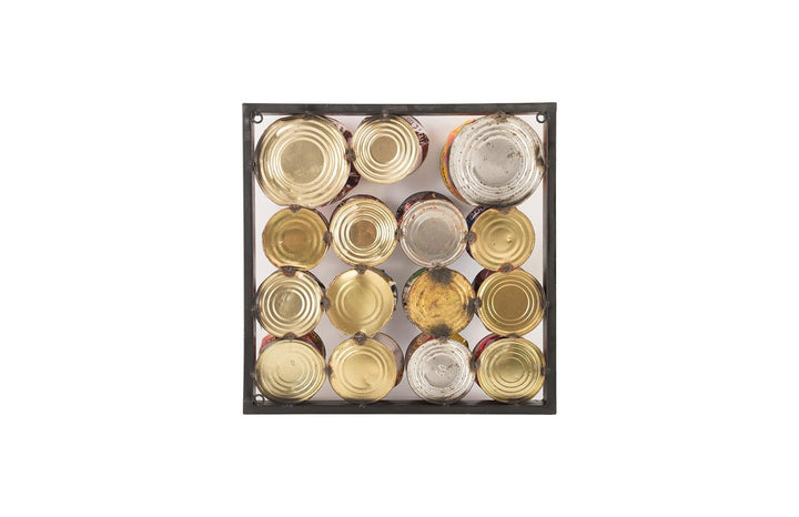 SwayLiving Paint Can Wall Art, Square, Assorted Colors, SM WALL ART
