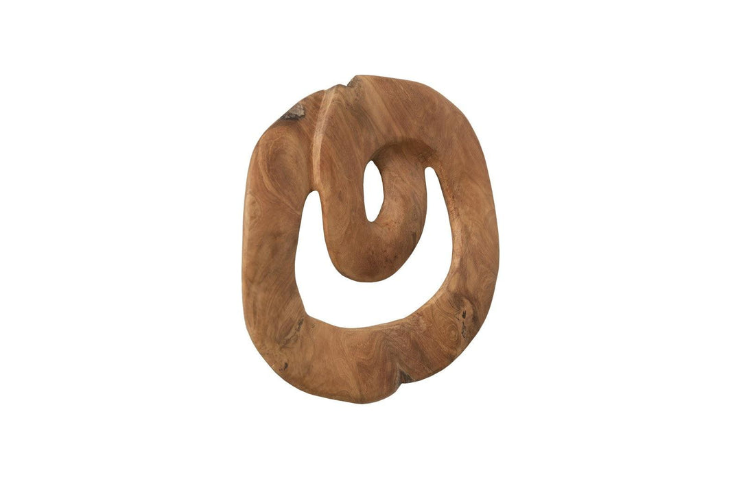 SwayLiving Swirl Wall Tile, Teak Wood, Assorted WALL ACCENTS