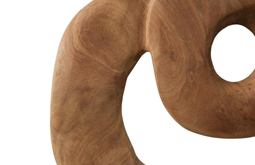 SwayLiving Swirl Wall Tile, Teak Wood, Assorted WALL ACCENTS